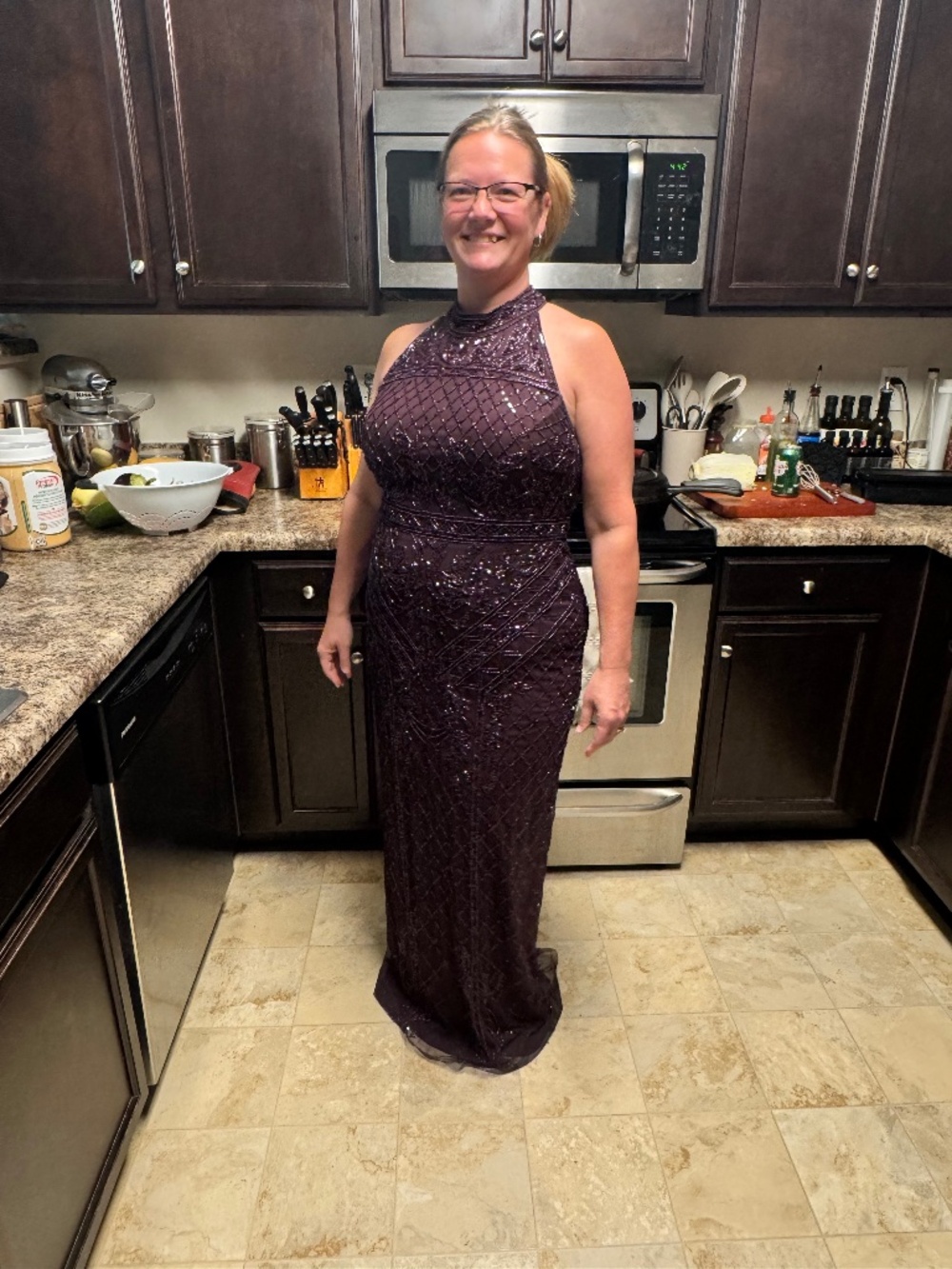 Adrianna Papell Size 14 Mother of the Bride Gown. Pristine Condition wore once.